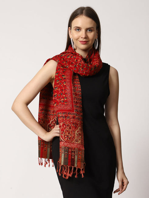 Women's Jamawar Wool Stole